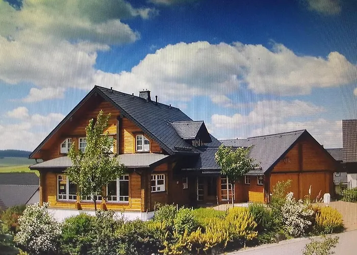 Tatil Evi Berglodge Fuer 10 Personen Mit Sauna Und Yacuzzi Sehmatal